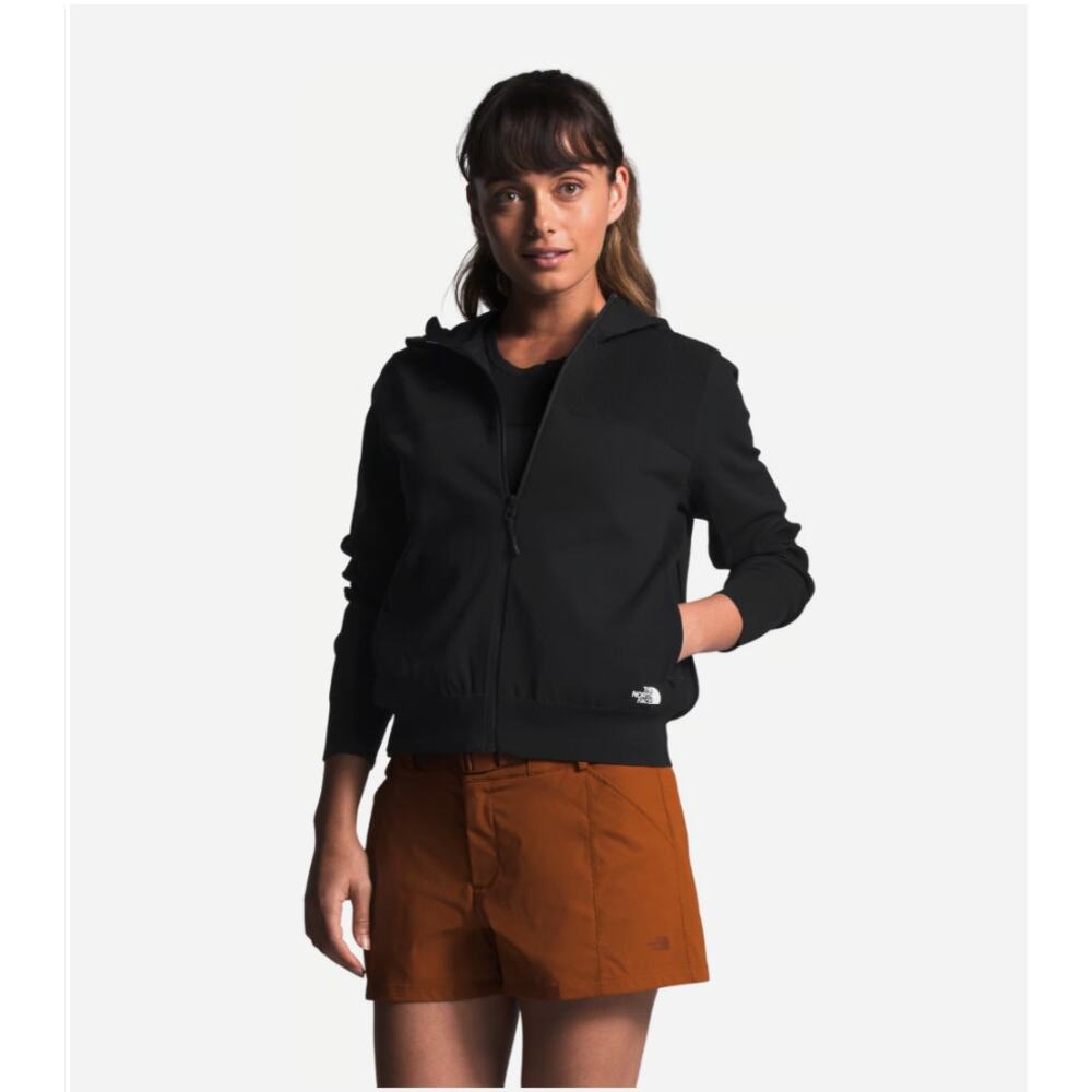 The North Face Jacket XS Black Active Trail E-Knit Full‎ Zip Hoodie NF0A4A0J